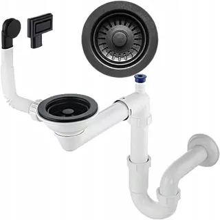 Sifón pre jednomiskový granitový drez